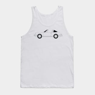 911 Targa Black Outline Tank Top